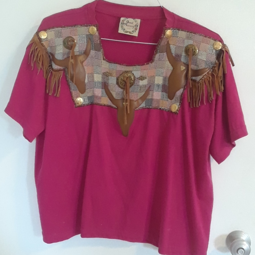 Vintage Western top S/M